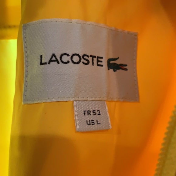 Lacoste rain jacket coat - Picture 3 of 5